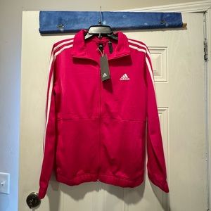 Adidas  Climawarm Hoodie Track Jacket  Women’s M Hot Pink NWT